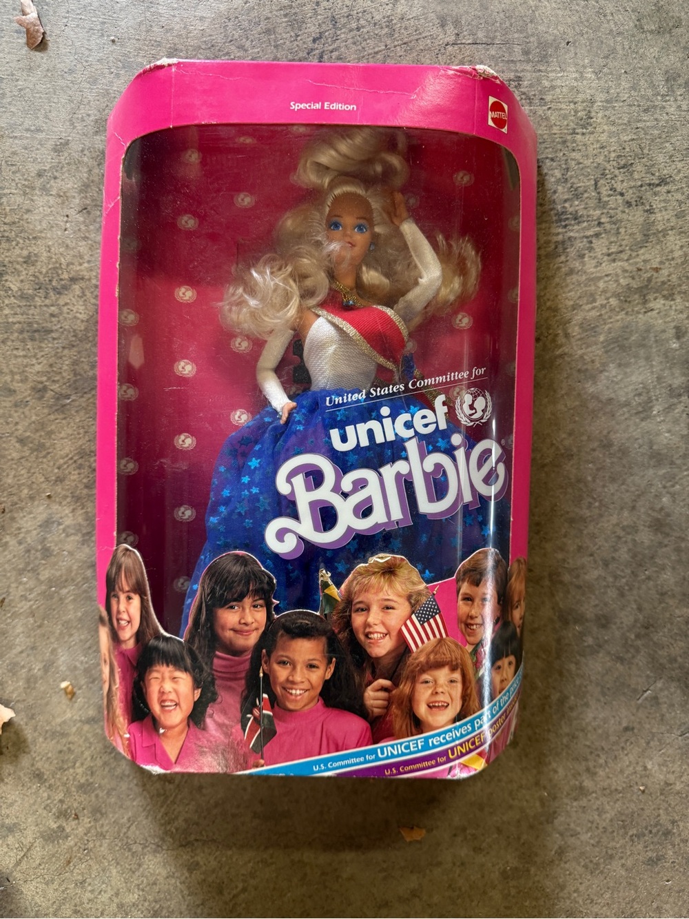 Mattel UNICEF Barbie Doll - Pink, Blue, White